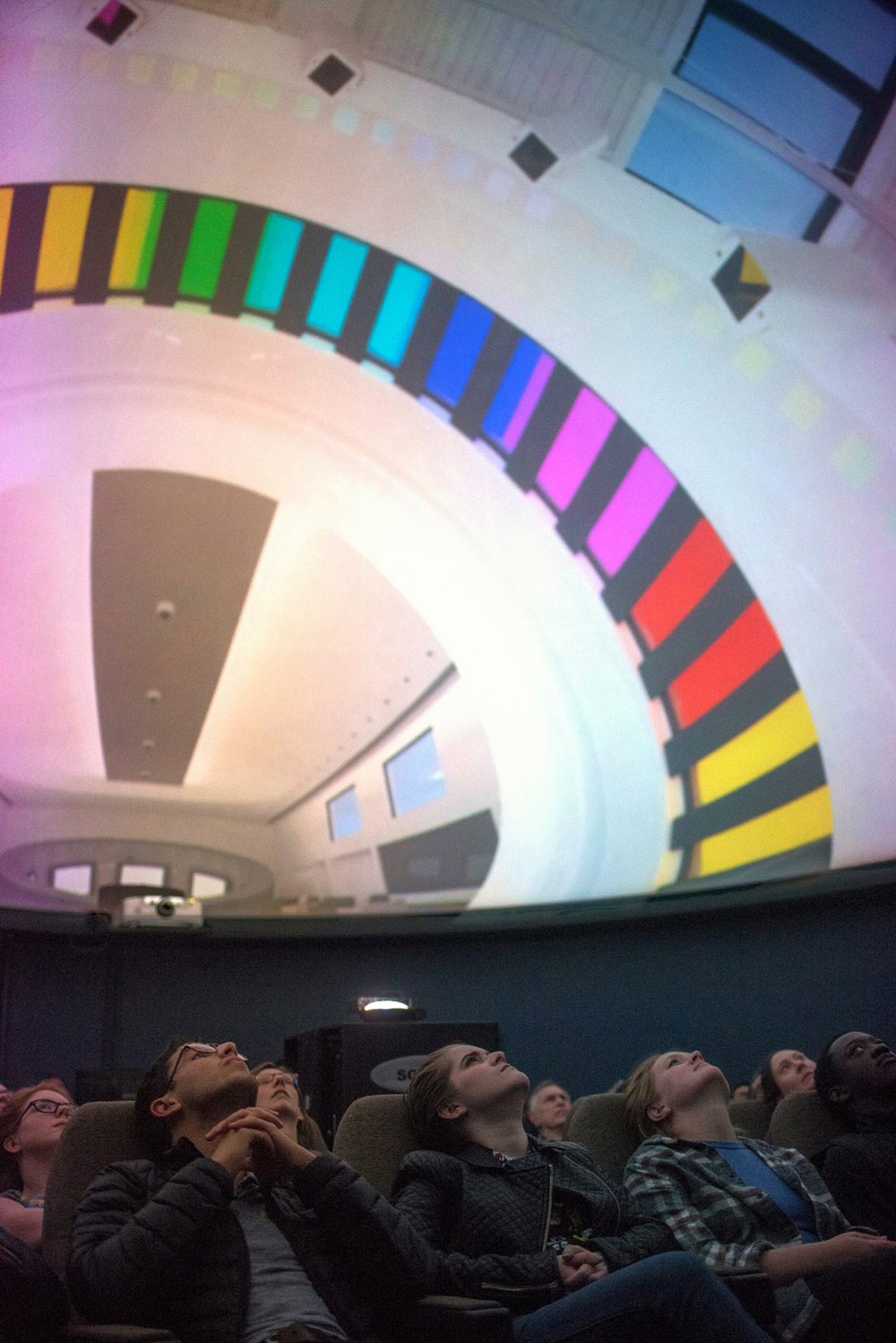 Detail of contemporary art wall decal showing gold baroque ornamentation